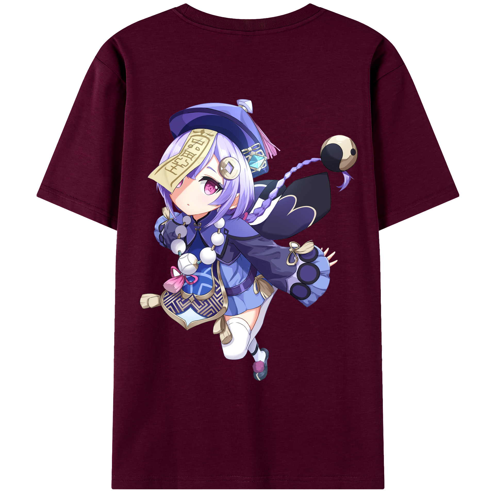 げんし神 七七 なな  genshin Nana レディース半袖Tシャツ(バックプリント)